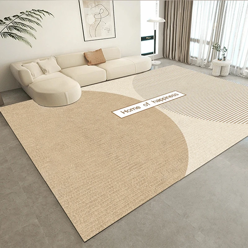 קרם שטיחים לסלון גדול בגודל השטיח פס עיצוב ספה שולחן קפה שטיח הרצפה הביתה השינה טרקלין גדול השטיח Tapete פארא סאלאס - 1